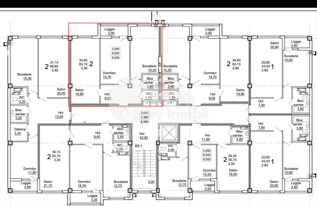 Apartament, COJUȘNA