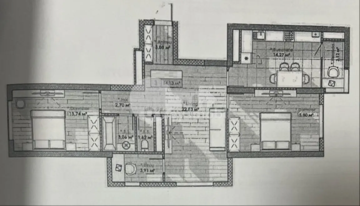 Квартира, Рышкановка, ТУДОР ВЛАДИМИРЕСКУ