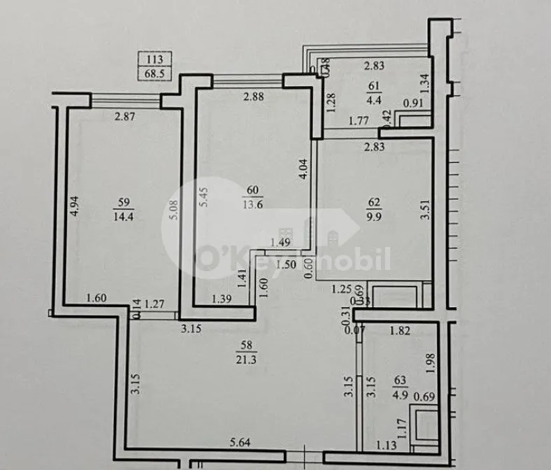 Квартира, Буюканы, ВАСИЛЕ ЛУПУ