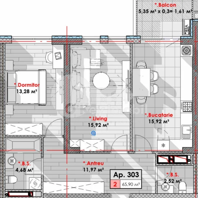 Apartament, Râşcani, TUDOR VLADIMIRESCU