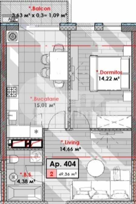 Apartament, Râşcani, TUDOR VLADIMIRESCU