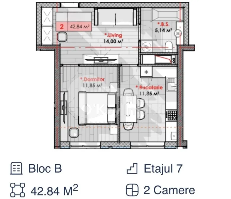 Apartament, Râșcani, TUDOR VLADIMIRESCU