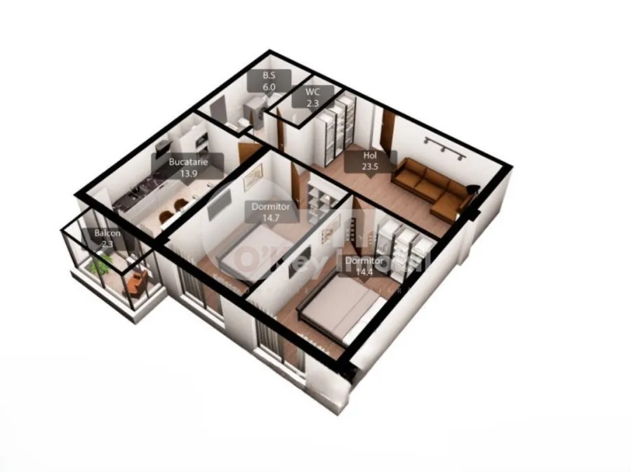 Apartament, Poșta Veche, IAZULUI