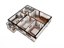 Apartament, Poșta Veche, IAZULUI