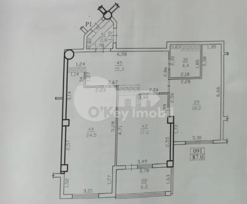 Apartament, Centru, MELESTIU