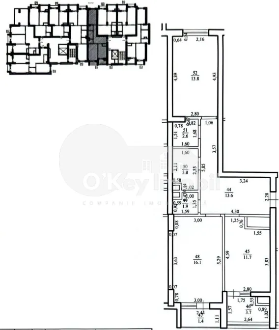 Apartament, Botanica, DACIA